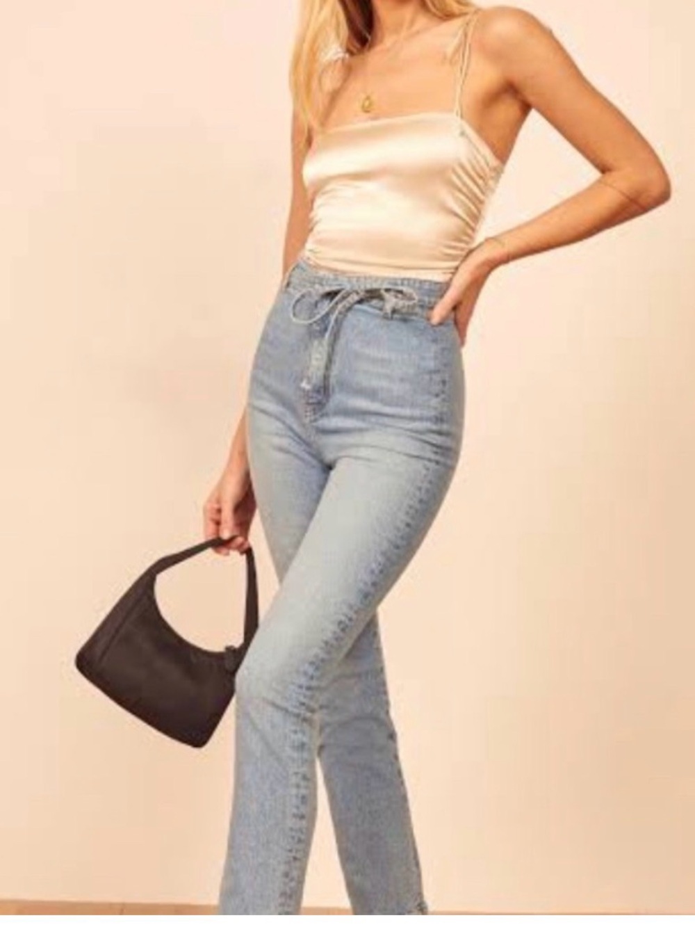 High-Rise Light Blue Women's Jeans Vicki Montegi 30